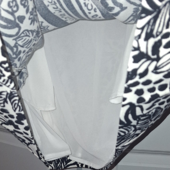 Lilly Pulitzer Black and White Floral Dress - Picture 4 of 7